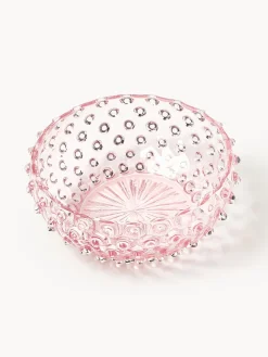 Bol de vidrio soplado Hobnail