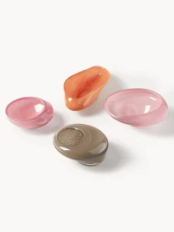 Bol decorativo artesanal de vidrio Ashley