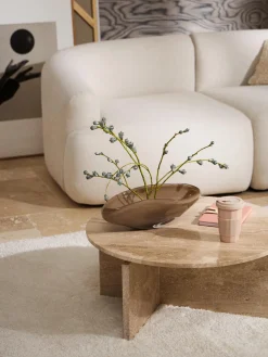 Bol decorativo artesanal de vidrio Ashley