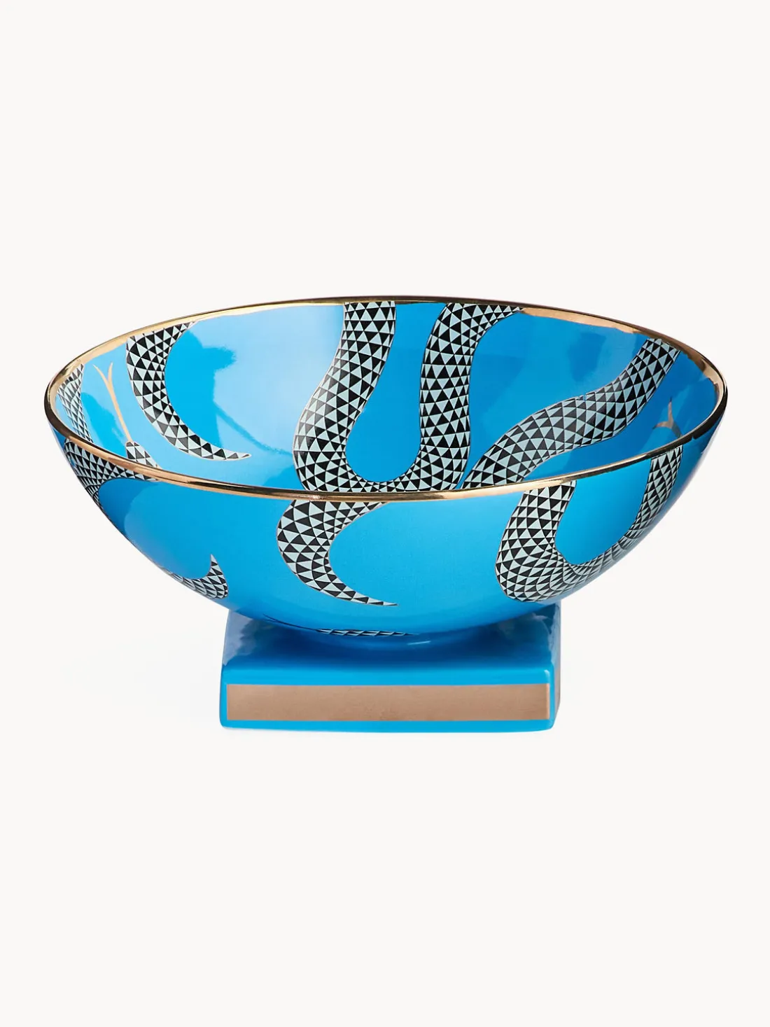 Bol decorativo con detalle de oro Eden