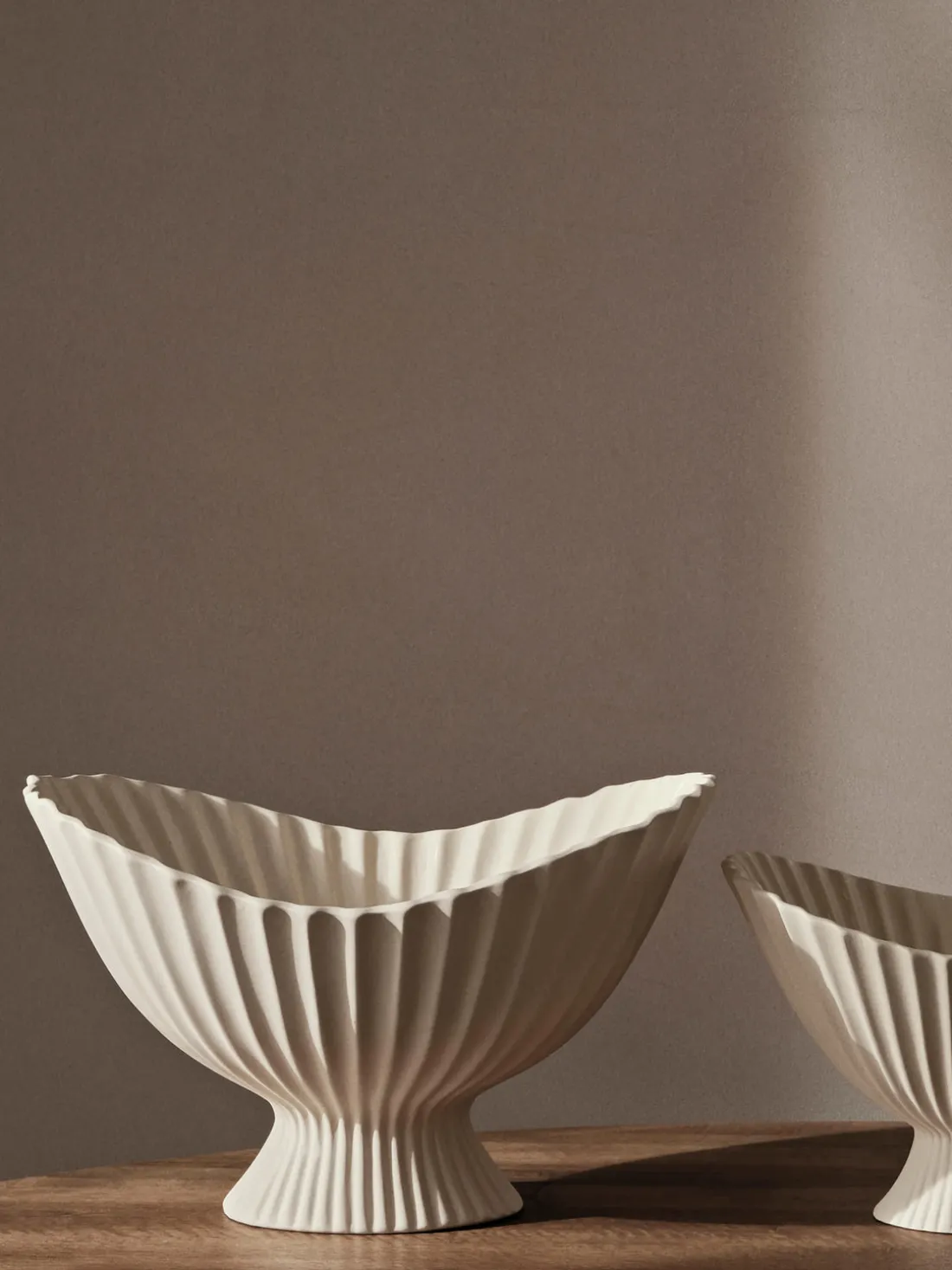 Bol decorativo de gres Fountain, 41 cm