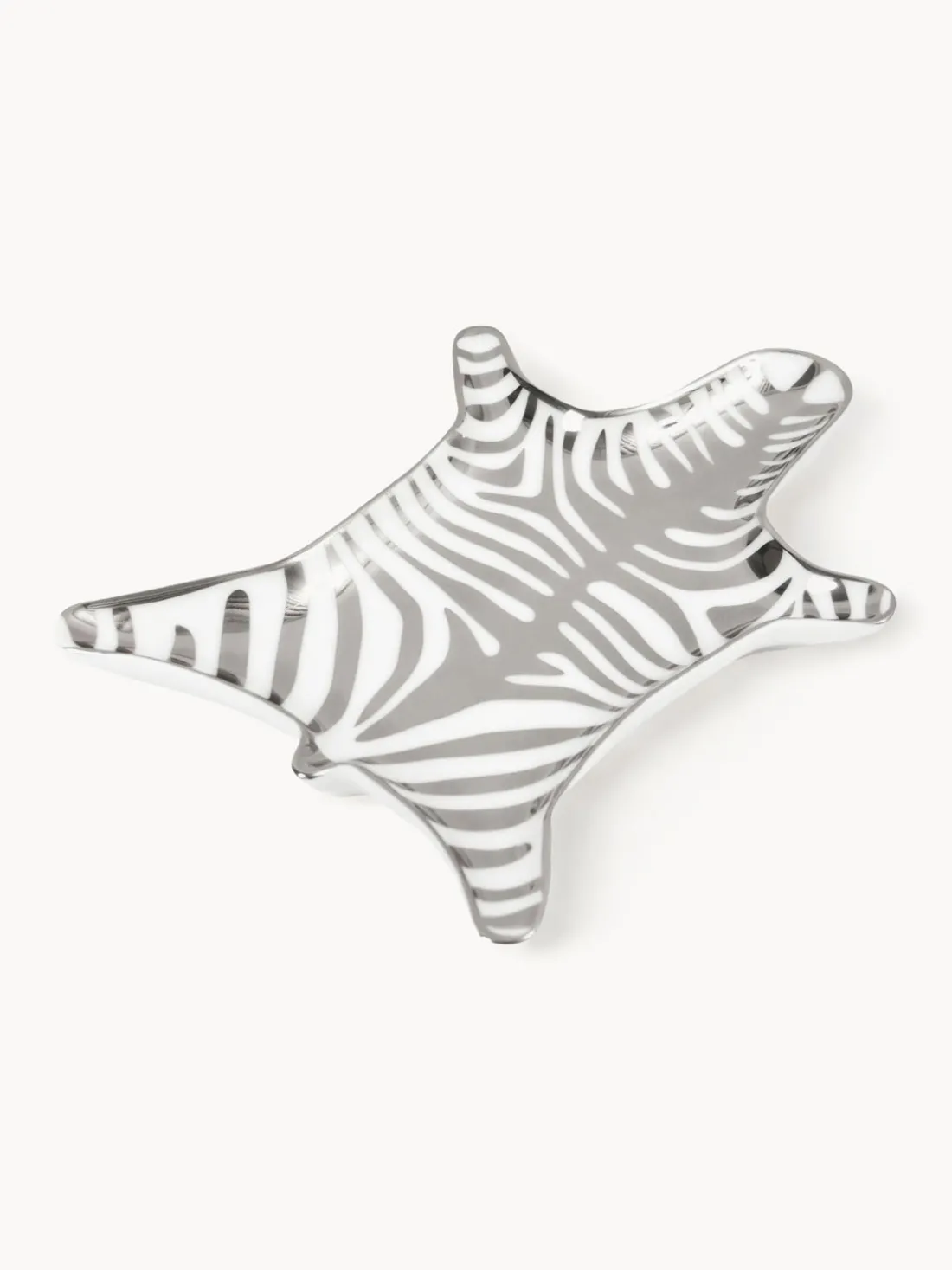 Bol decorativo de porcelana Zebra