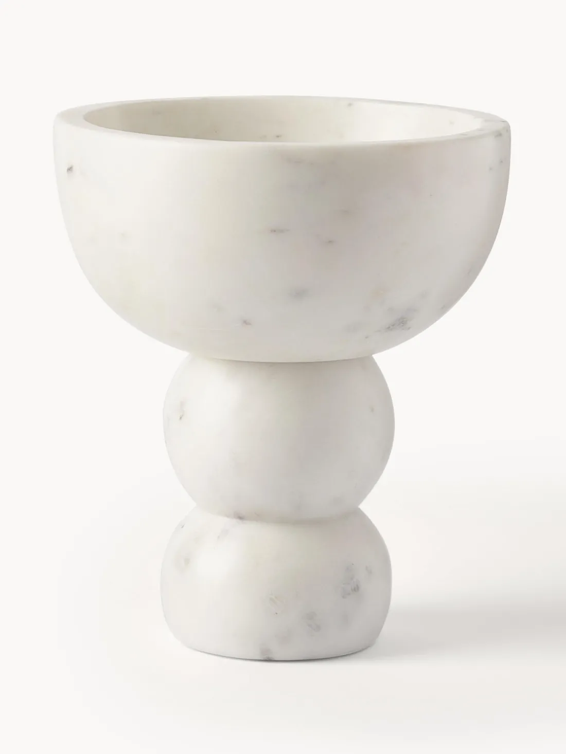 Bol decorativo pequeño de mármol Levi