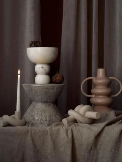 Bol decorativo pequeño de mármol Levi