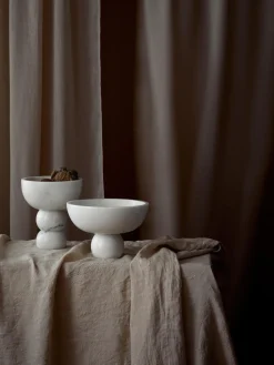 Bol decorativo pequeño de mármol Levi