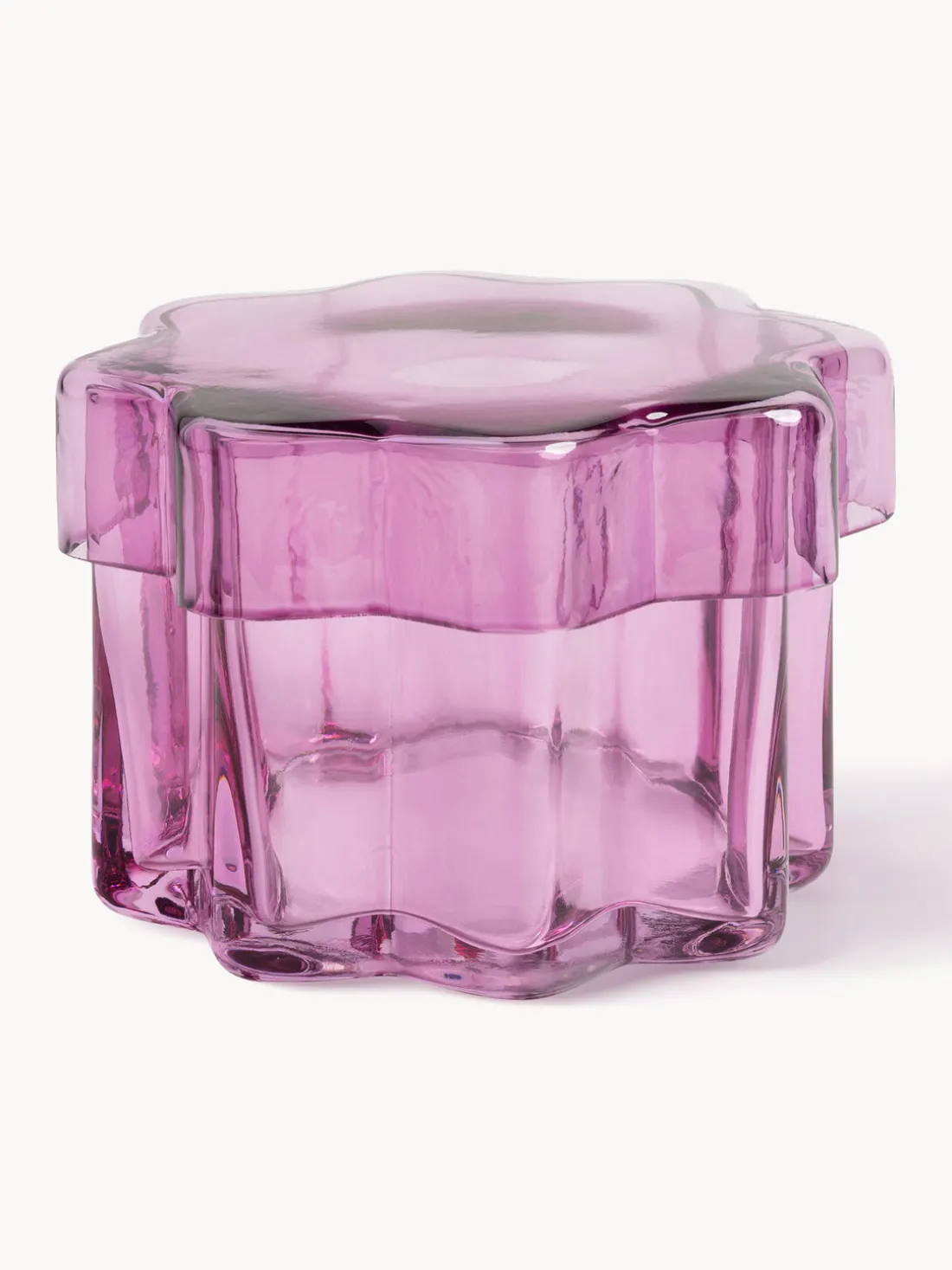 Bote artesanal de cristal Astral