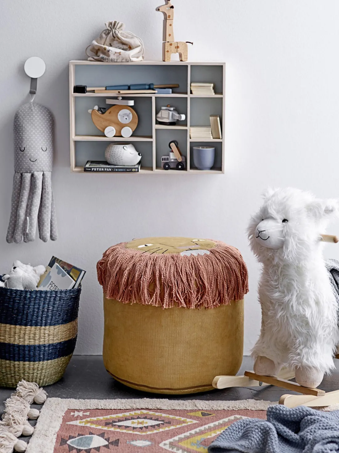 Caballito balancín Lama