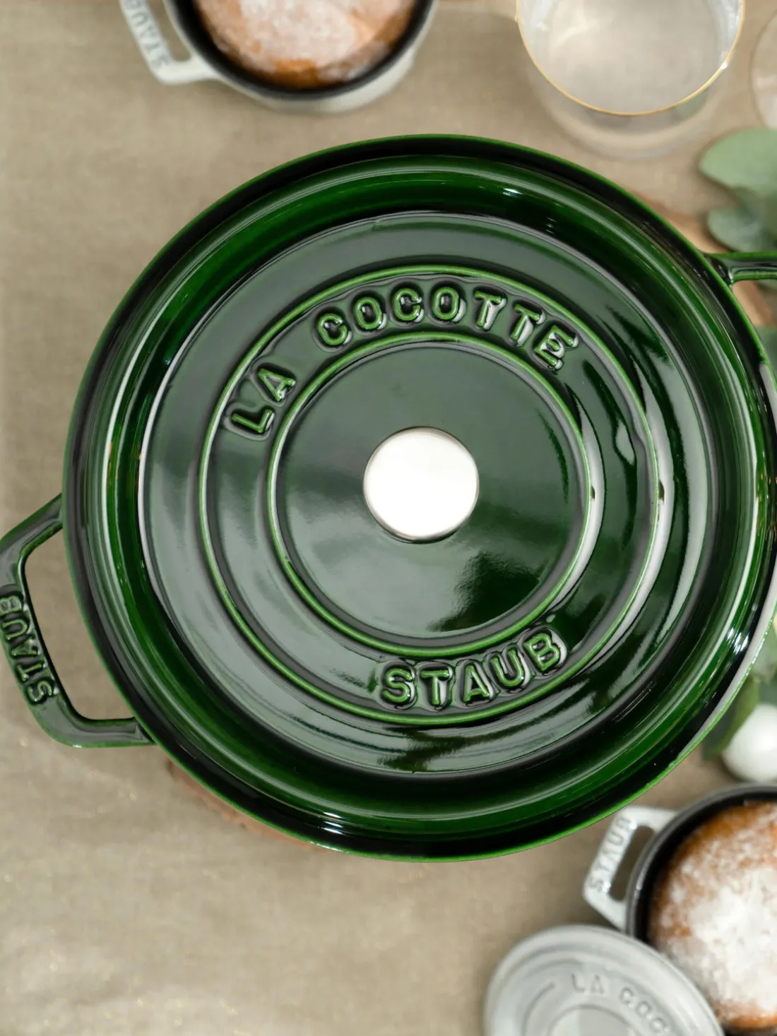 Cacerola redonda de hierro fundido La Cocotte