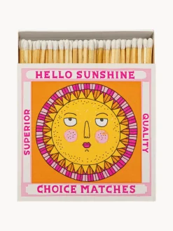 Caja de cerillas de diseño Hello Sunshine