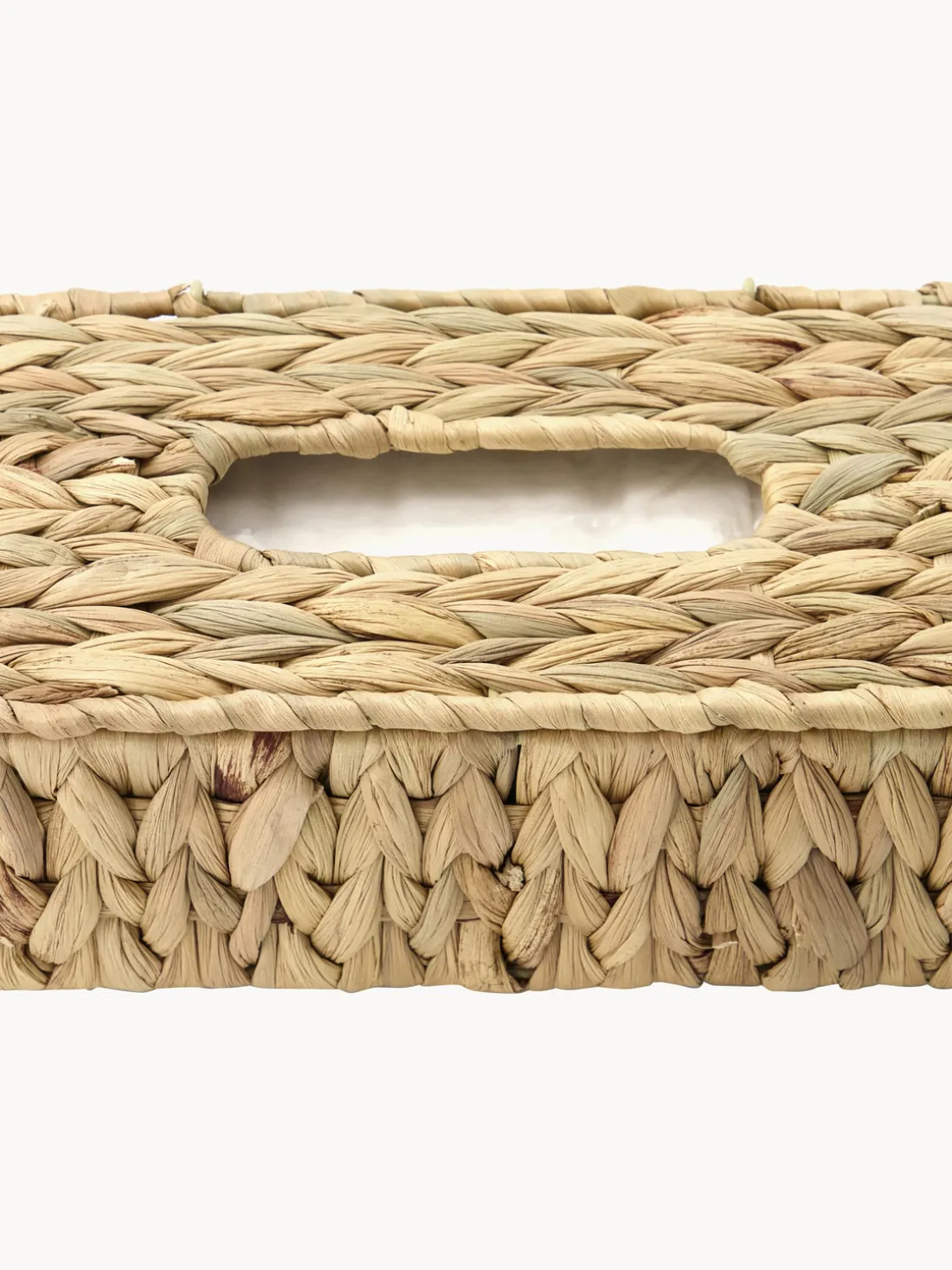 Caja de pañuelos de fibras naturales Cleana