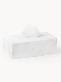 Caja de pañuelos en look mármol Kyle