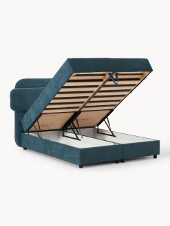 Cama continental con espacio de almacenamiento Enrica