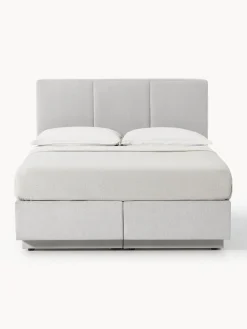 Cama continental con espacio de almacenamiento Oberon