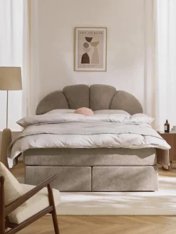 Cama continental con espacio de almacenamiento Romia