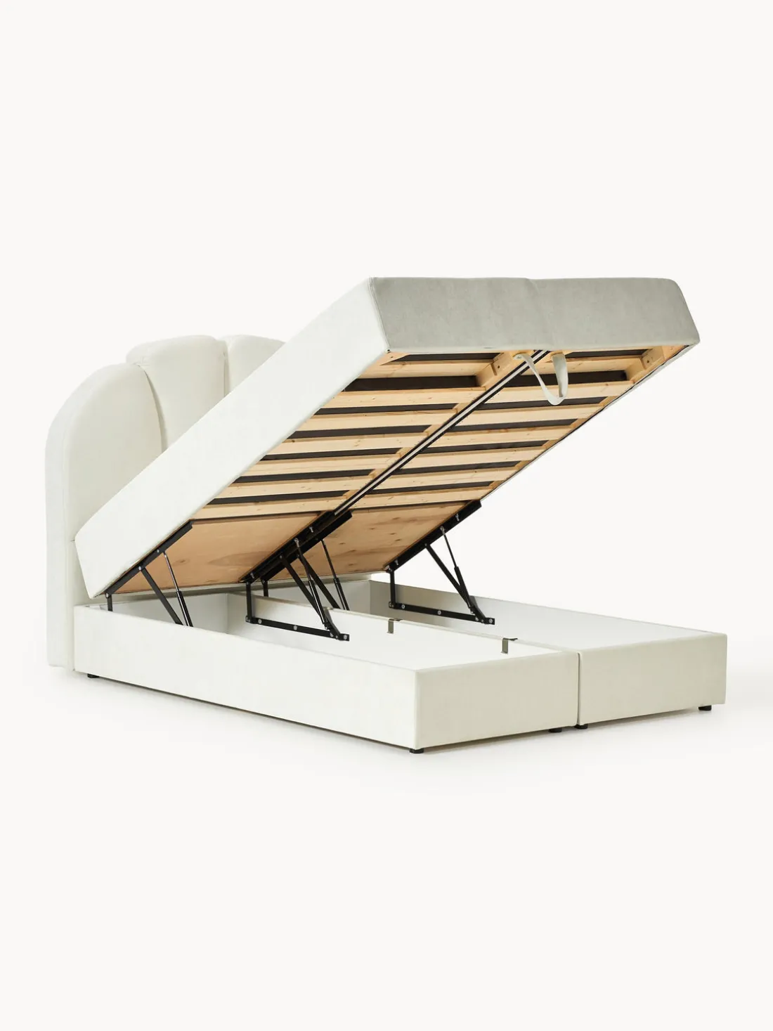 Cama continental con espacio de almacenamiento Romia