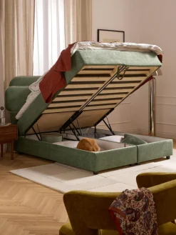 Cama continental con espacio de almacenamiento Enrica