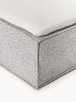 Cama continental en tejido bouclé Lennon