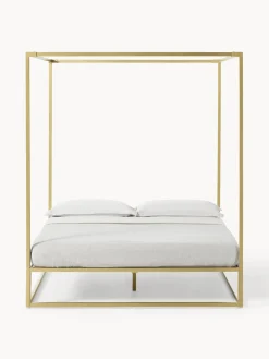 Cama de metal con dosel Belle