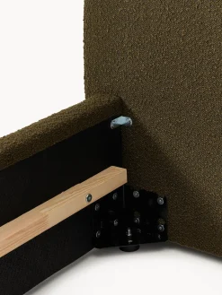 Cama individual en tejido bouclé Cloud