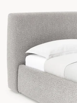 Cama individual en tejido bouclé Cloud