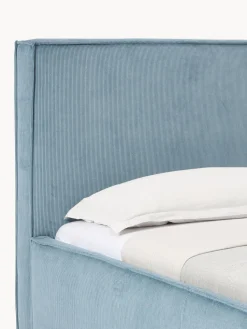 Cama individual tapizada de pana Dream