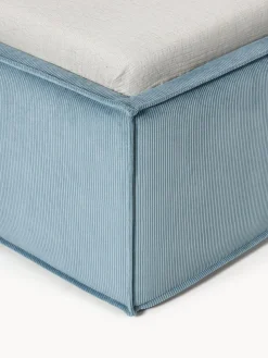 Cama individual tapizada de pana Dream