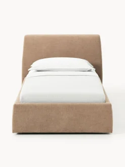 Cama individual tapizada Cloud