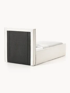 Cama individual tapizada en tejido bouclé Dream