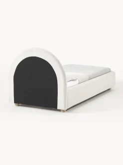 Cama individualde borreguillo Ebba, con espacio de almacenamiento