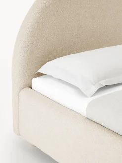 Cama individualde borreguillo Ebba, con espacio de almacenamiento