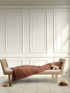 Cama infantil artesanal de madera de roble Eli, 90 x 160 cm