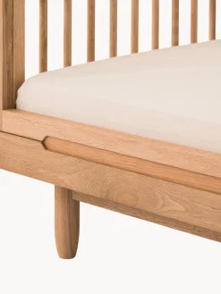 Cama infantil de madera de roble Pure, 70 x 140 cm