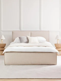 Cama tapizada con espacio de almacenamiento Dream