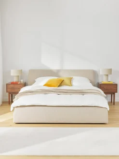 Cama tapizada con espacio de almacenamiento Cloud