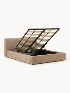Cama tapizada con espacio de almacenamiento Cloud