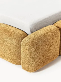 Cama tapizada de borreguillo bouclé Tayla