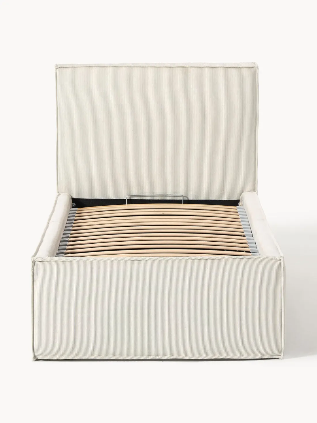 Cama tapizada de pana con espacio de almacenamiento Dream