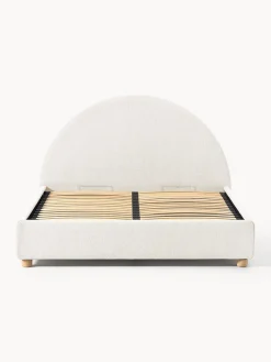 Cama tapizada Ebba, con espacio de almacenamiento