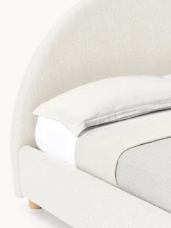 Cama tapizada Ebba, con espacio de almacenamiento