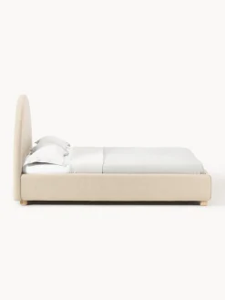 Cama tapizada Ebba, con espacio de almacenamiento