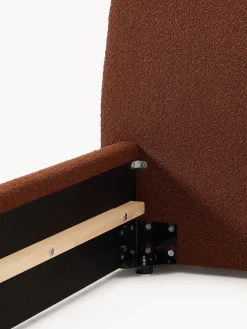 Cama tapizada en tejido bouclé Cloud