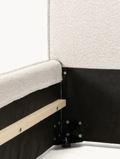 Cama tapizada en tejido bouclé Dream