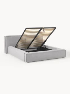 Cama tapizada Lennon, con espacio de almacenamiento