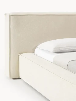 Cama tapizada Lennon, con espacio de almacenamiento