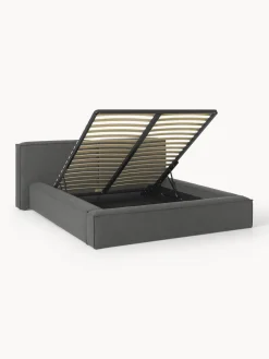 Cama tapizada Lennon, con espacio de almacenamiento