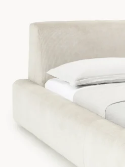 Cama tapizada Melva, con espacio de almacenamiento