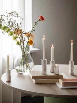 Candelabro con relieves Bernadotte, 11 cm