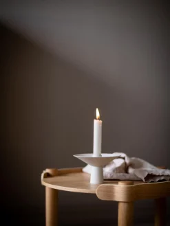 Candelabro de acero inoxidable mate Uma