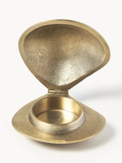 Candelabro de latón Clam