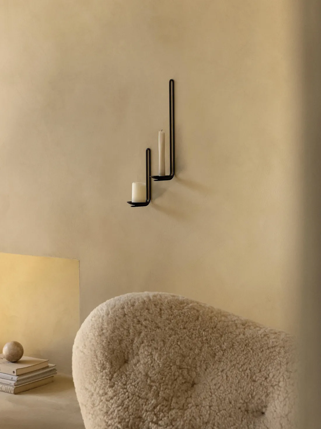 Candelabro de metal Clip